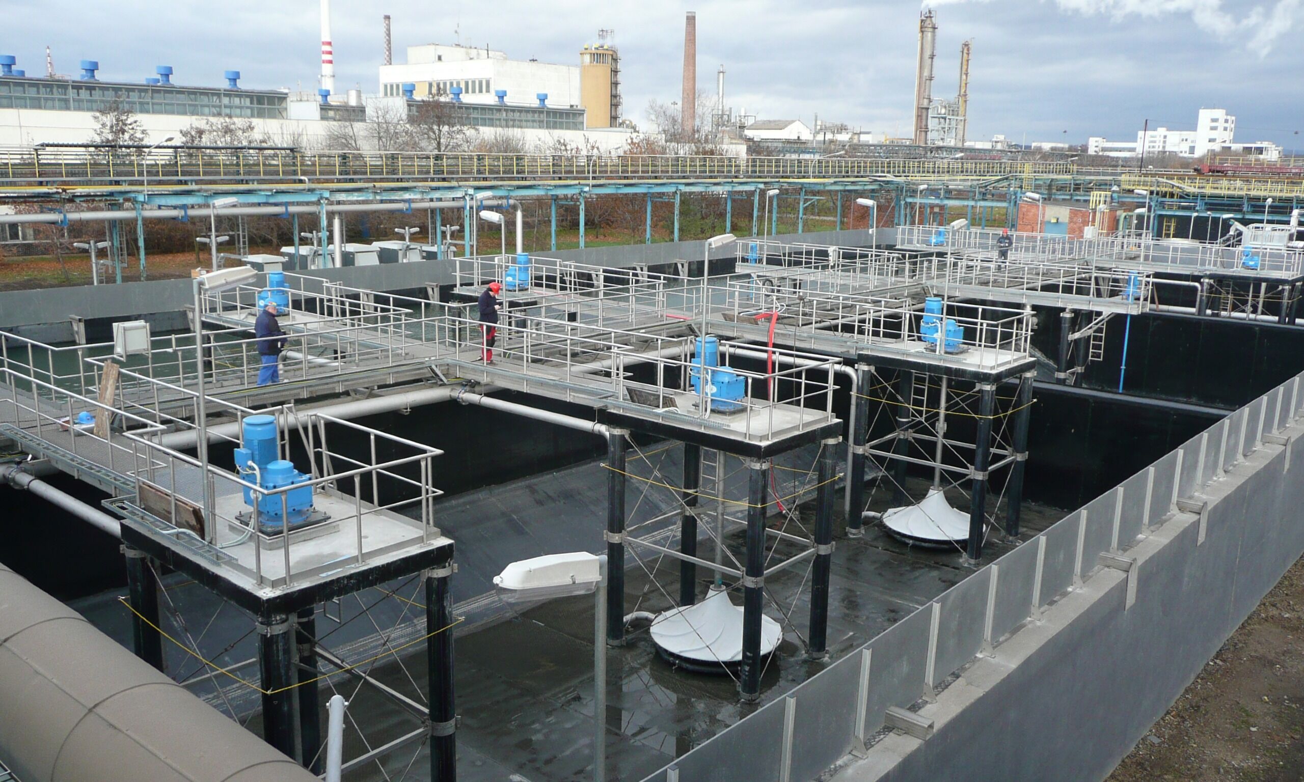 Belüftungssysteme für biologische Abwasserbehandlung