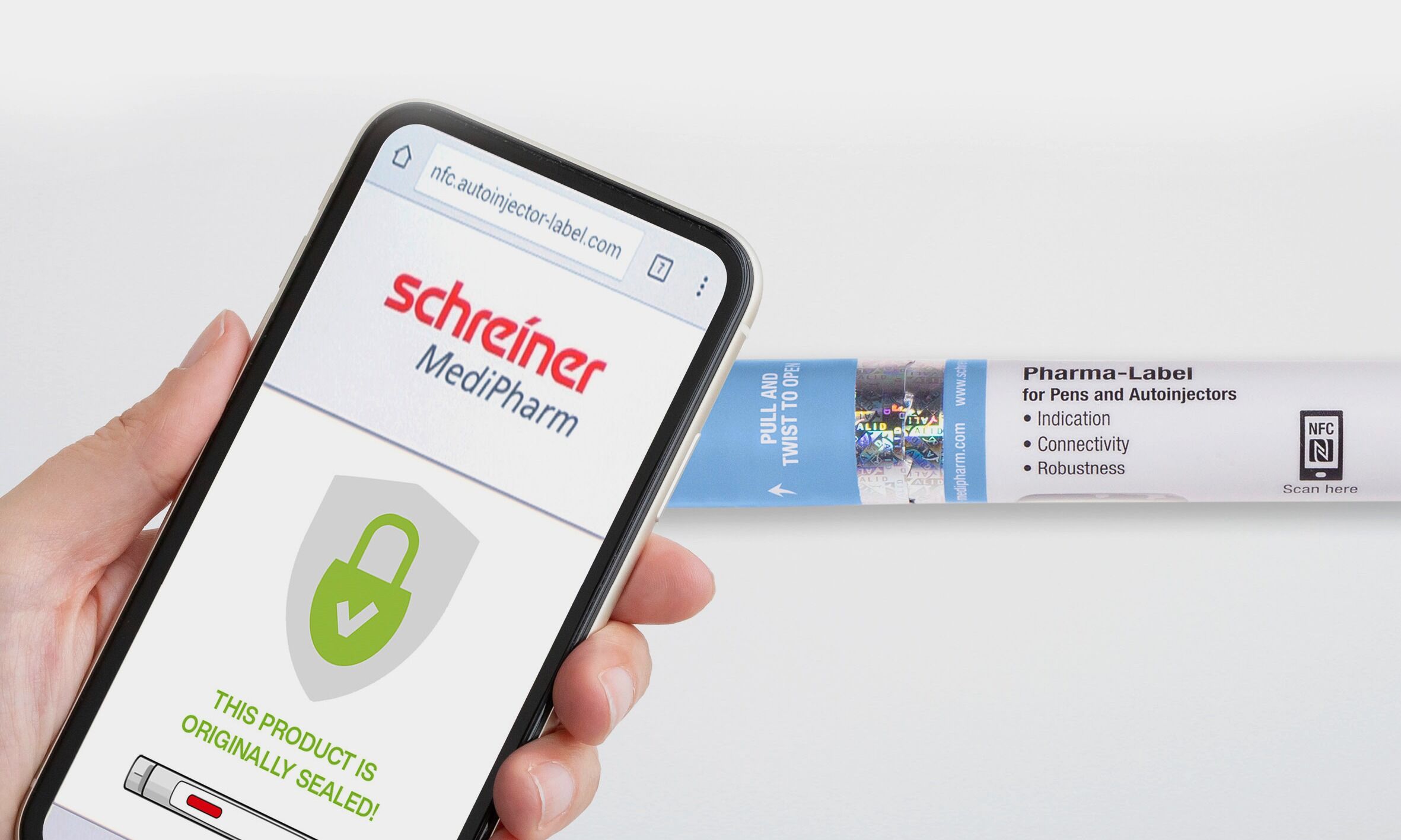 NFC-Labels mit Manipulationsnachweis